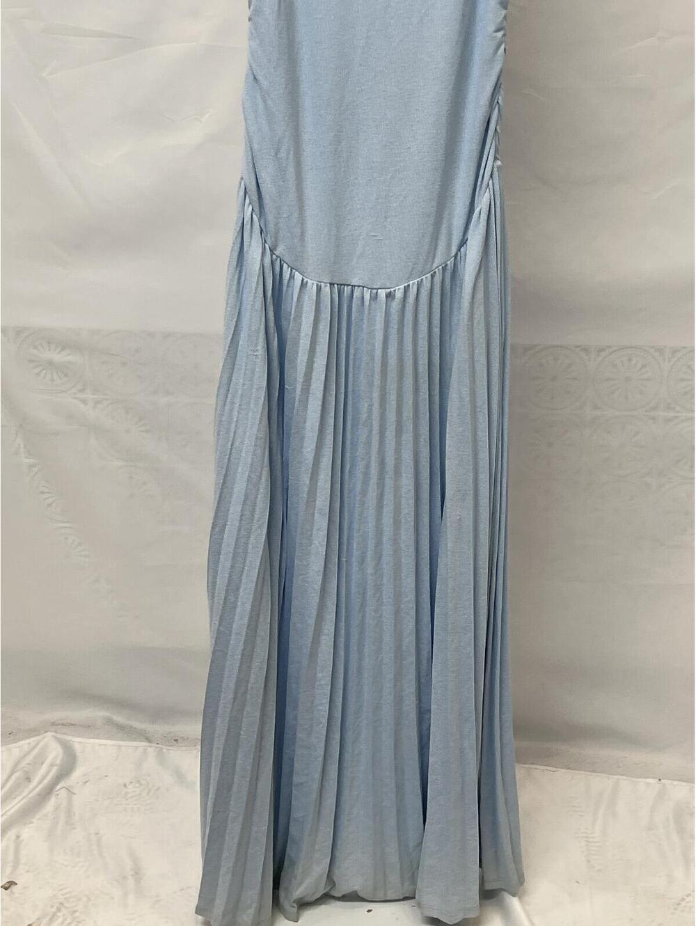 LIONESS Field Of Dreams Dress in Light Blue - Picture 4 of 8